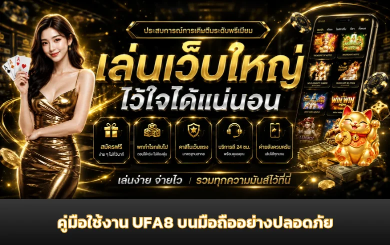 UFA8 มือถือ คู่มือเข้าสู่ระบบ ฝากถอน และใช้งานปลอดภัย
